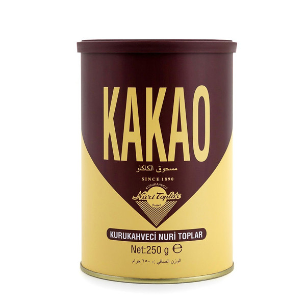Настоящий Турецкий какао Nuri Toplar Kakao 250g (ж/б)