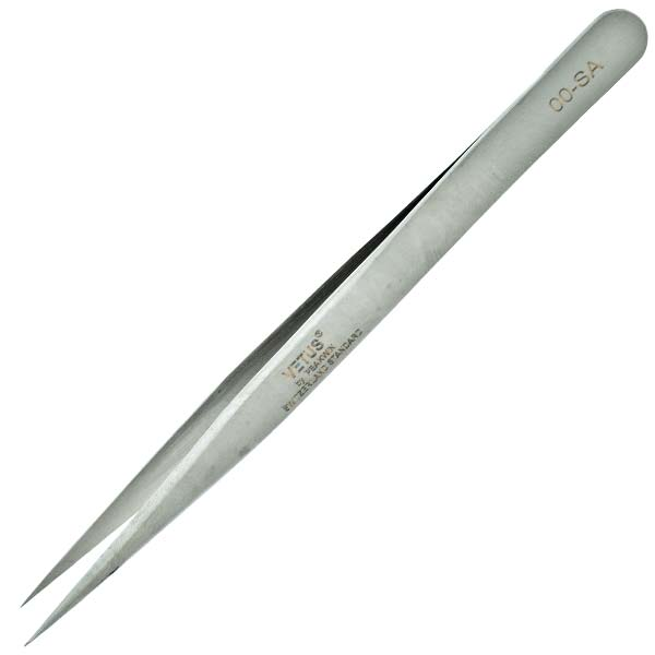 Пинцет для наращивания ресниц 00-SA. Vetus